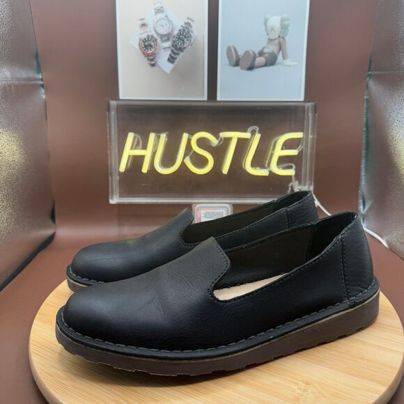 L.L. Bean Stonington Women's Sz 10 Loafers Flats Black Leather Slip On - Picture 2 of 9